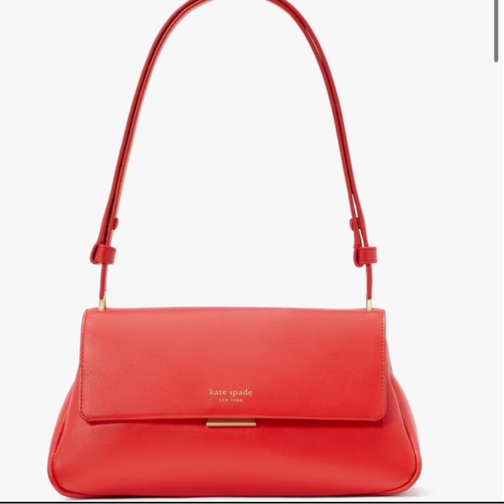 Kate Spade Red Leather Shoulder Bag
